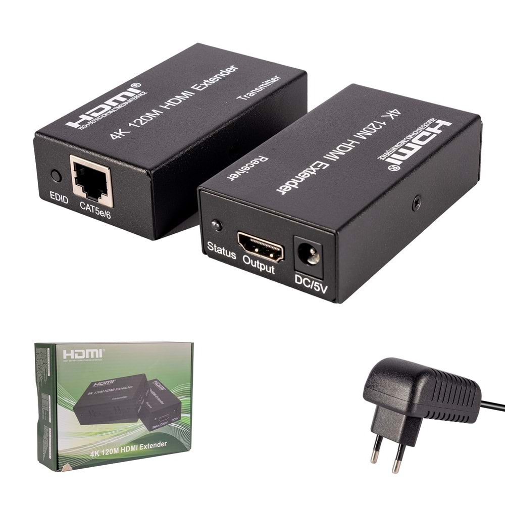 GABBLE GAB-HDEX120 4K HDMI EXTENDER 120MT