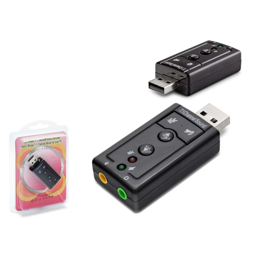 GABBLE GAB-U717 USB SES KARTI 7.1