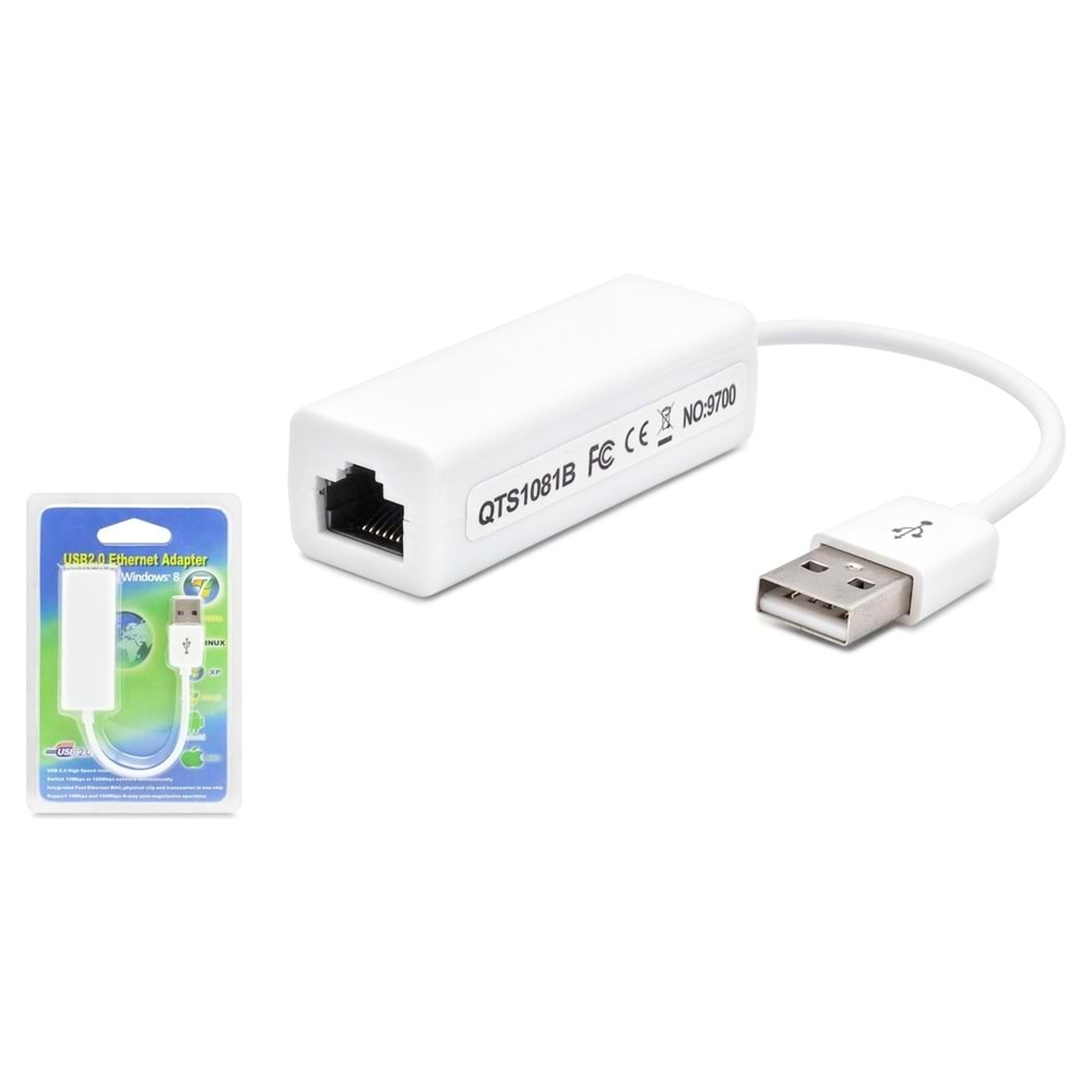 GABBLE GAB-ULAN20 USB 2.0 ETHERNET ÇEVİRİCİ