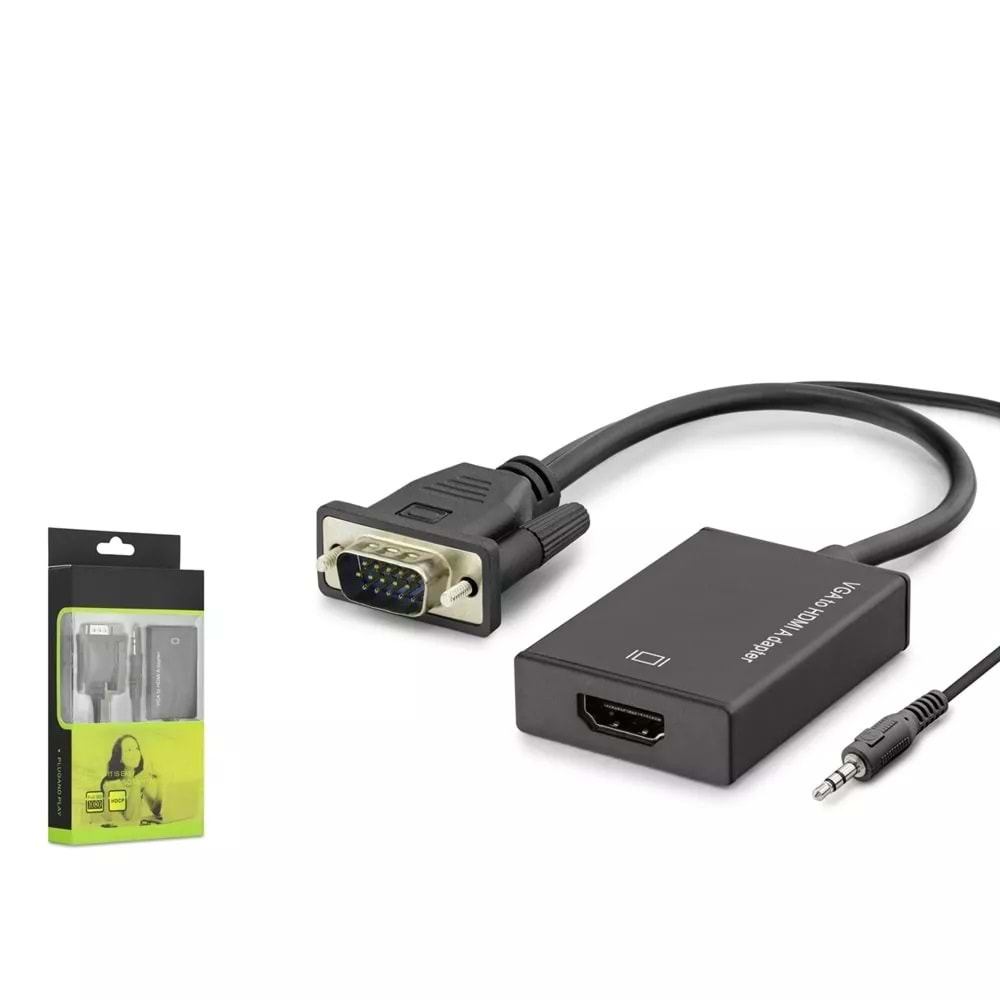 GABBLE GAB-VGHD VGA TO HDMI SESLİ ÇEVİRİCİ