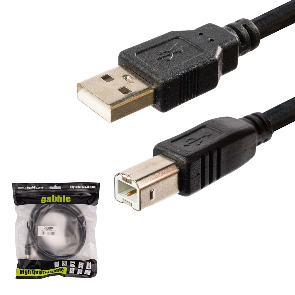 GABBLE GAB-YK05 USB YAZICI KABLOSU 5MT