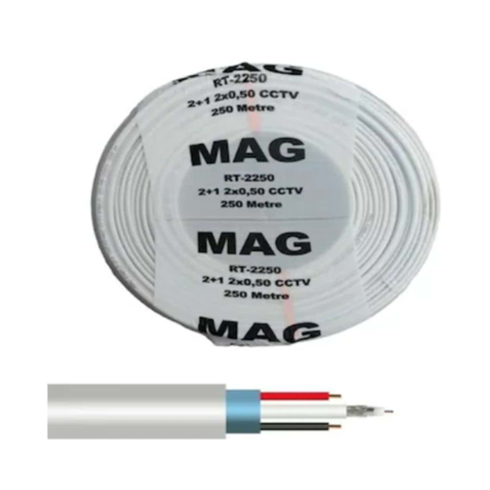 MAG CCTV KABLO 250M 0.5MM