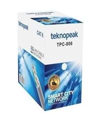 TEKNOPEAK TPC-806 305MT İÇ ORTAM CAT6 KABLO 0.50MM
