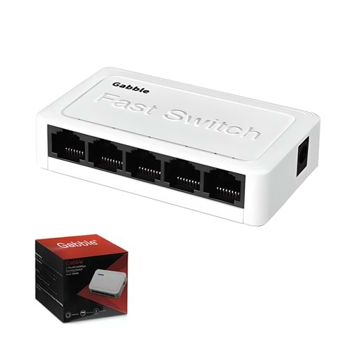 GABBLE GAB-SWC05 5 PORT ETHERNET SWİTCH