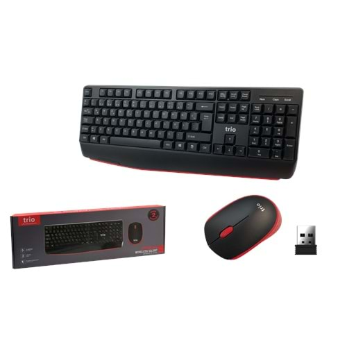 TRİO RKM300 KABLOSUZ KLAVYE MOUSE SET